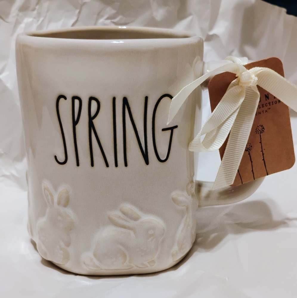 Rae Dunn Spring Mug with Bunny Design